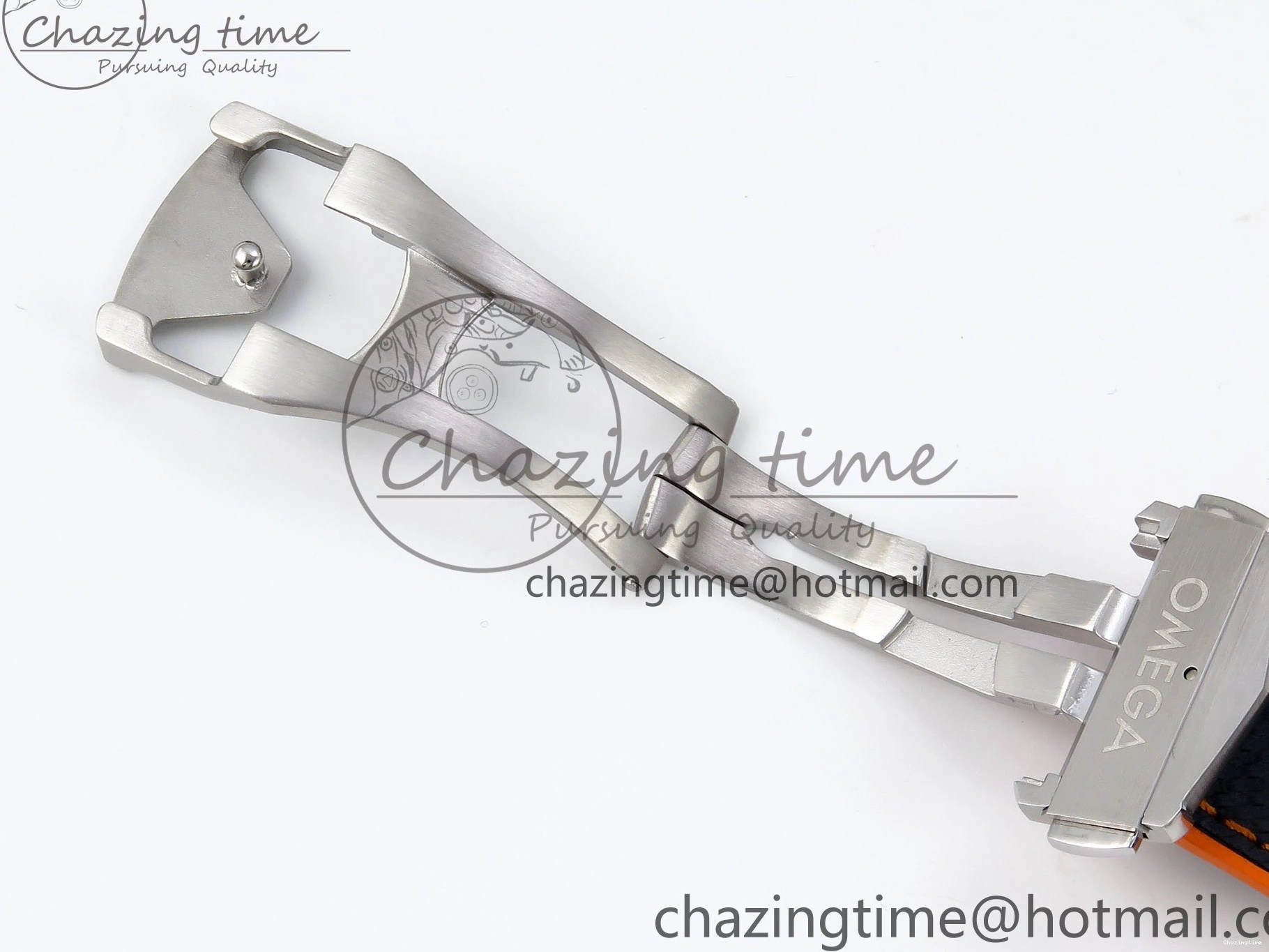 1226 Comfortable Planet Ocean 43.5mm SS VSF 1:1 Best Edition Black Orange Bezel Gray Dial on Nylon Strap A8900 Super Clone V 7730